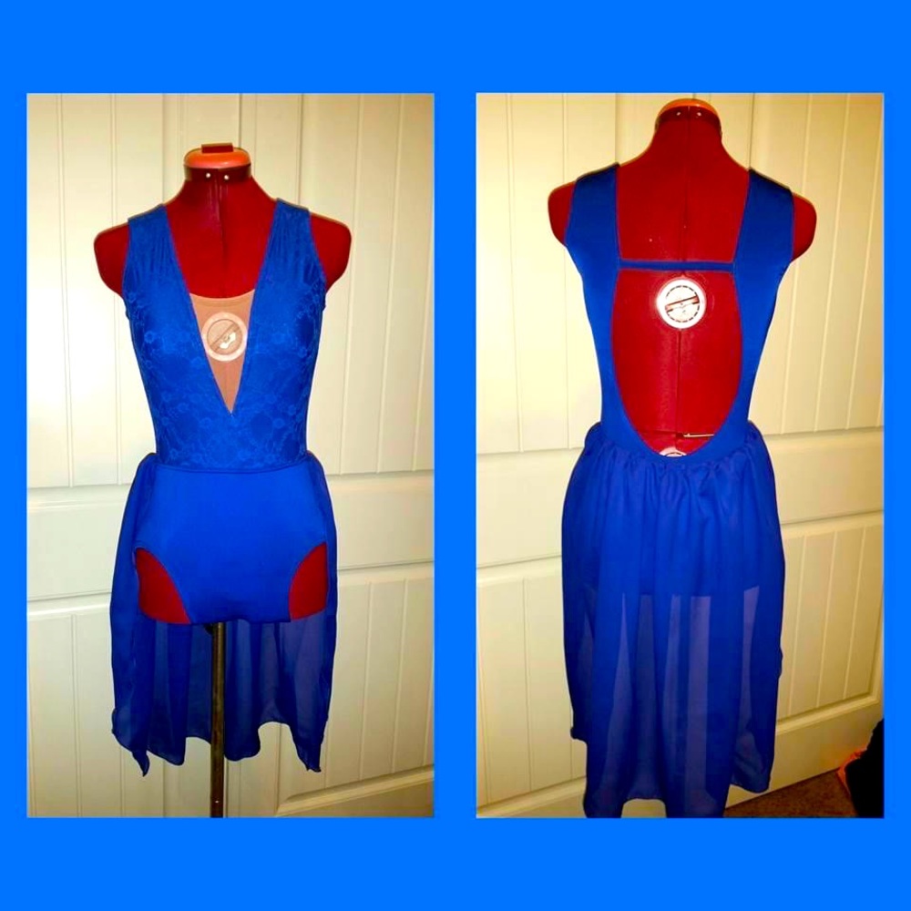 Dance Costume Custom CC Rags child large